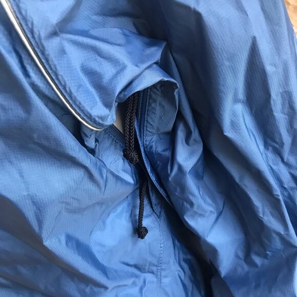 REI Full Zip Rain Blue Jacket Coat with Zipped Pocket Women's Size Small - Picture 3 of 10